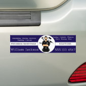 Modernes Handwerker-Bau-Logo Autoaufkleber (Auf Auto)