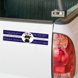 Modernes Handwerker-Bau-Logo Autoaufkleber