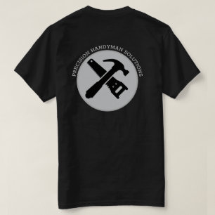 Modernes Handwerker-Bau-Logo T-Shirt