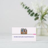 Modernes Handwerker-Bau-Logo Visitenkarte (Stehend Vorderseite)