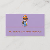 Modernes Handwerker-Bau-Logo Visitenkarte (Vorderseite)