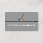 Modernes Handwerker-Bau-Logo Visitenkarte (Vorderseite)