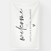 Modernes Handwriting - Hochzeitsstimmung - Brautpa Banner (Vertikal)