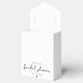 Modernes Handwriting-Script-Brautparty Geschenkschachtel (Geöffnet)
