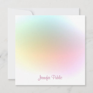 Modernes Handwriting-Skript Trendfarbige Vorlage