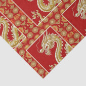 Modernes Happy Chinese New Year Modernes Asian Mus Seidenpapier (Detail)