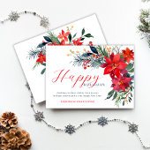 Modernes Happy Holidays Business Feiertagskarte