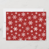 Modernes Happy Holidays FOTO Weihnachtsgrüße Feiertagskarte (Rückseite)