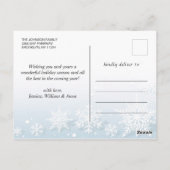 Modernes Happy Holidays FOTO Weihnachtsgrüße Postkarte (Rückseite)