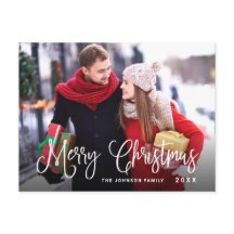 Modernes Happy Holidays FOTO Weihnachtsgrüße