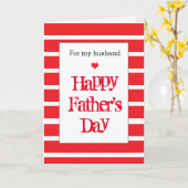 Modernes Happy Vatertag Karte (Gelbe Blume)