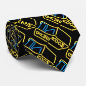 Modernes Hardcore Gamer Game Room Necktie Krawatte (Gerollt)