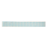 Modernes Harlequin Diamond Blue Satinband (Vorderseite)