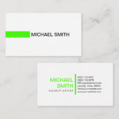 Modernes Harlequin Elegantes Berufliches Schlichte Visitenkarte (Vorne/Hinten)