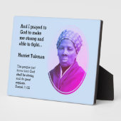 Modernes HARRIET TUBMAN Zitat Fotoplatte (Seite)