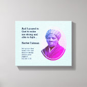 Modernes HARRIET TUBMAN Zitat Leinwanddruck (Vorderseite)