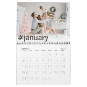Modernes Hashtag Foto 2023 Kalender