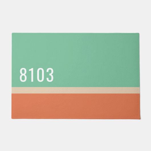 Modernes Haus aus der Mitte der 70er Jahre Fußmatte (Vorderseite)