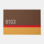 Modernes Haus aus der Mitte der 70er Jahre Fußmatte (Vorderseite)