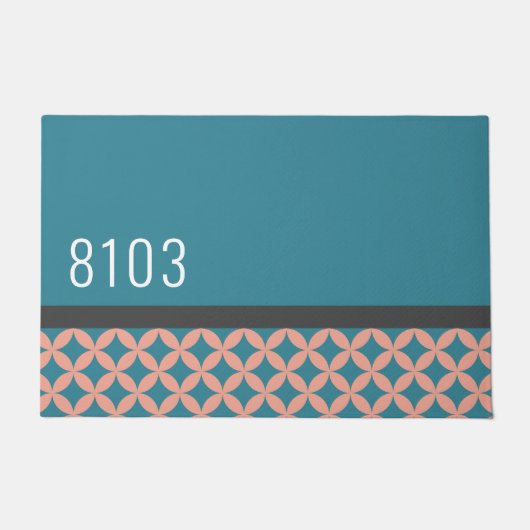 Modernes Haus aus der Mitte der 70er Jahre Fußmatte (Vorderseite)