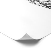 Modernes Haus Fingerprint Wedding Gästebuch (Ecke)