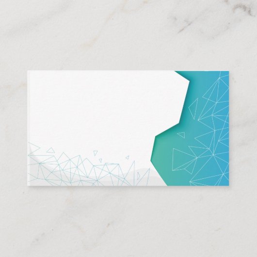 Modernes Haus Visitenkarte (Rückseite)