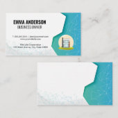 Modernes Haus Visitenkarte (Vorne/Hinten)