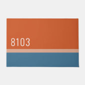 Modernes Haus - Zuhause-Adresse des Mittelalters Fußmatte (Vorderseite)