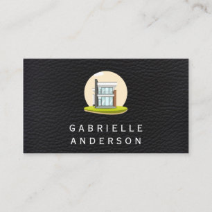 Modernes Haus Zuhause für echtes Anwesen Visitenkarte