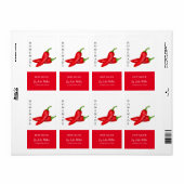 Modernes, hausgemachtes Hot-Sauce-Label (Vorne)