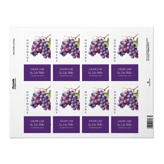 Modernes hausgemachtes Traubenstempel (Vorne)