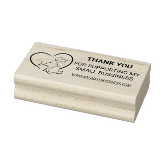 Modernes Haustiergeschäft - Danke Stempel