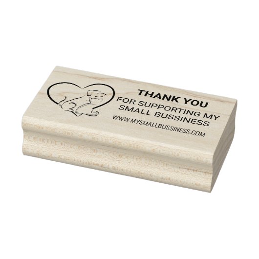Modernes Haustiergeschäft - Danke Stempel (Stempel)