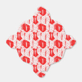 Modernes hawaiianisches Anthurium-Druckmuster Geschenkschachtel (Ungefaltet)