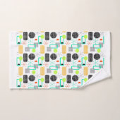 Modernes, hell geometrisches Gemusterte Badhandtuch Set (Handtuch)