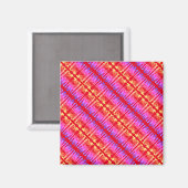 Modernes, helles, abstraktes Design Magnet (Vorderseite/Rückseite)