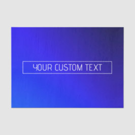 Modernes, helles Blau und Lila Gradient Ombre Seidenpapier