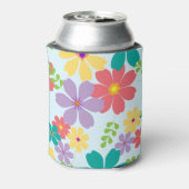 Modernes, helles, fröhliches Muster für die Blume  Dosenkühler (Kanne Rückseite)