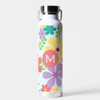 Modernes, helles, fröhliches Muster für die Blume 