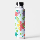 Modernes, helles, fröhliches Muster für die Blume Trinkflasche (Rechts)