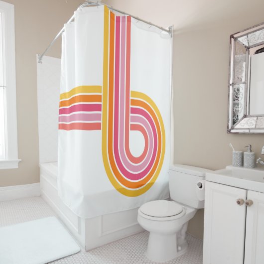 Modernes, helles, gürtelgeschliffenes Muster Duschvorhang (Beispiel)