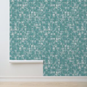 Modernes helles Meer Grüne Granitfliesen Badezimme Tapete