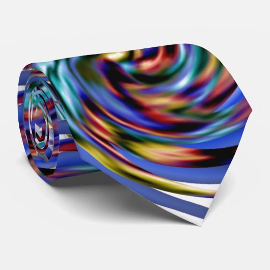 Modernes, helles Muster Abstrakt Krawatte (Gerollt)