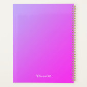 Modernes, helles, praktisches Gradiententraining l Planer (Rückseite)