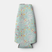 Modernes, helles romantisches Muster Flaschenkühler (Vorderseite)