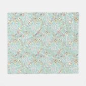 Modernes helles romantisches Muster Fleecedecke (Vorderseite (Horizontal))