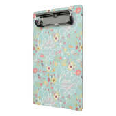 Modernes helles romantisches Muster Mini Klemmbrett (Gewinkelt2)