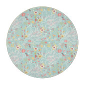 Modernes helles romantisches Muster Schneidebrett (Vorderseite)