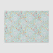 Modernes helles romantisches Muster Seidenpapier (Vorderseite)