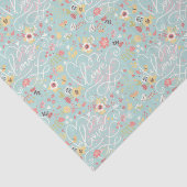 Modernes helles romantisches Muster Seidenpapier (Ausschnitt)